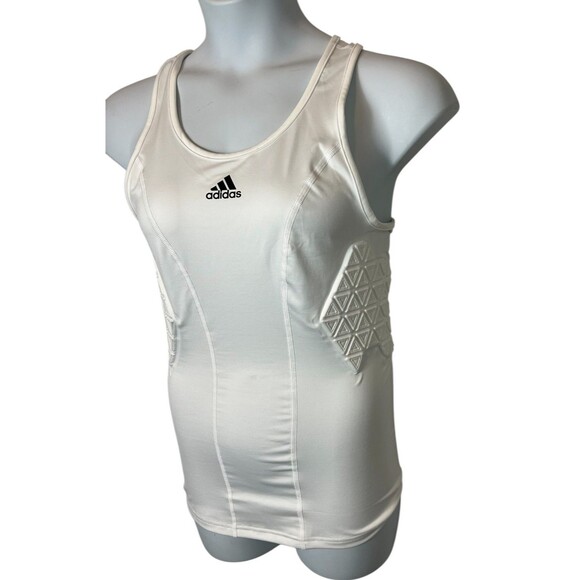 Adidas Aeroready Women's Padded Compression Tank Top  Size LT  Contact Sports - Picture 3 of 11
